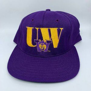 Vintage Washington Huskies‎ NCAA 7 1/2 USA Pro Wool Hat Fitted Cap New Men